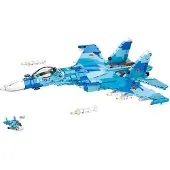 Sluban Blauwe Straaljager 2 in1