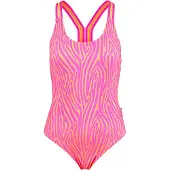 Beco zebra vibes badpak B-cup roze/oranje maat 36