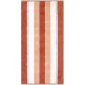 Cawö Gastendoek Noblesse Stripes Brick (Set van 6)