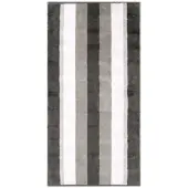 Cawö Gastendoek Noblesse Stripes Antracite (Set van 6)