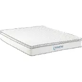 Vente-unique Matras 140 x 190 cm met pocketveren en geïntegreerd dekmatras dikte 24 cm - ALTIER van YSMÉE L 190 cm x H 24 cm x D 140 cm