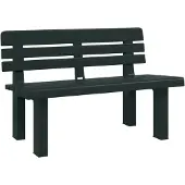 vidaXL Tuinbankje 110x52x71 cm polypropeen groen