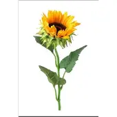 Decostar Helianthus annuus ilona s geel kunstbloem zijde nepbloem