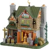 Lemax Caddington Village Kersthuisje Spruce Mountain Distillery (bierbrouwerij) 13 X 19 X 17,5 Cm