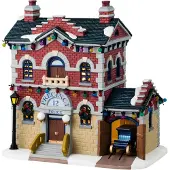 Lemax Precinct 12 Police 16x26x26 cm Kersthuisje