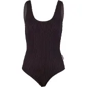 Beco crinkle badpak - zwart - maat 38
