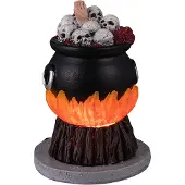 Lemax Skull Stew Cauldron 12x5x20 cm Halloween