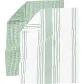 Tiseco Keukendoek Home Studio Combo Smoke Green (Set van 4) - 50 x 70 cm