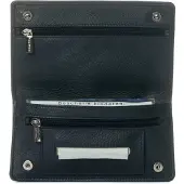 LeonDesign Shag etui - Leer - Donkerblauw