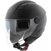 Vito jet helm Sarenta mat zwart L - Brommer / Scooter / Motor