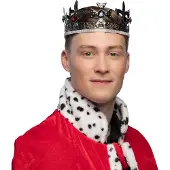 Boland Koningskroon zilverkleurig | king (zilver)