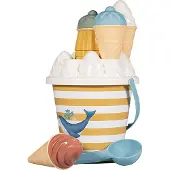Little Dutch Strandset Ijsjes Ocean Dreams Blauw 14-delig