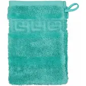 Cawö Washandje Noblesse Uni Smaragd (Set van 6)