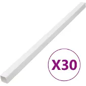 vidaXL Kabelgoot 100x60 mm 30 m PVC