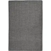 vidaXL Buitenkleed platgeweven 120x170 cm grijs