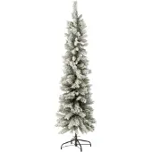 J-Line Kerstboom Plastiek Small Model Besneeuwd Groen Small
