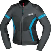 IXS Trigonis-Air Dames Grijs Blauw Textiele Motorjas Maat 2XL
