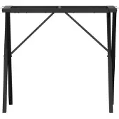 vidaXL Eettafelpoten X-frame 80x40x73 cm staal