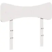 vidaXL Hoofdbord 100 cm massief grenenhout wit