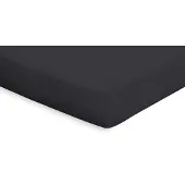Eleganzzz Topper Hoeslaken Katoen Perkal - antraciet 90x210/220cm
