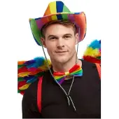 Merkloos Cowboyhoed Pride Regenboog Cowboy Hoed