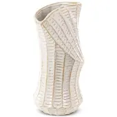 Hobby Hall Decoratieve Vaas Liza 14x29 cm Crème Keramiek