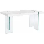 Loft 24 Travis-Eettafel - 160 cm - Wit Hoogglans