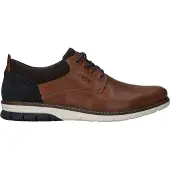 Rieker Veterschoen donkerblauw / bruin / chocoladebruin
