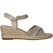 Tamaris Sandalen met riem goud