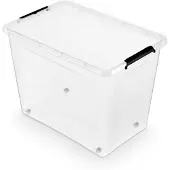 Merkloos Opbergbox Orplast - SimpleStore - 80 liter - rolbaar