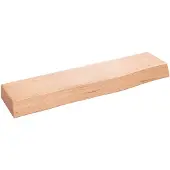 vidaXL Wandschap 40x10x4 cm behandeld massief eikenhout lichtbruin
