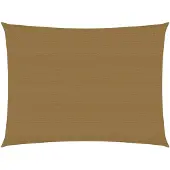 vidaXL Zonnezeil 160 g/m² 2,5x4 m HDPE taupe