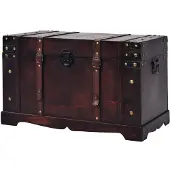 vidaXL Schatkist vintage stijl 66x38x40 cm hout