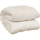 vidaXL Verzwaringsdeken 220x240 cm 11 kg stof lichtcrèmekleurig