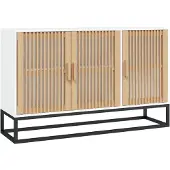 vidaXL Dressoir, wit, 105x30x65 cm, houtvezel