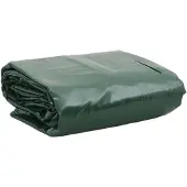 vidaXL Dekzeil 650 g/m² 4x8 m groen