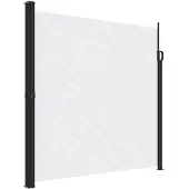 vidaXL Windscherm uittrekbaar 200x500 cm wit