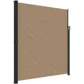vidaXL Windscherm uittrekbaar 220x300 cm taupe