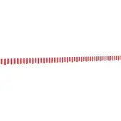 vidaXL Vervangingsdoek voor luifelrok gestreept 500 cm rood en wit