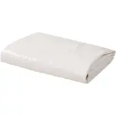 vidaXL Dekzeil 650 g/m² 5x6 m wit