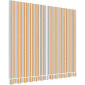 vidaXL Vervangingsdoek voor luifel 300x250 cm polyester oranje en blauw