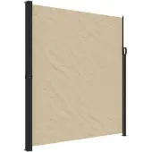 vidaXL Windscherm uittrekbaar 220x600 cm beige