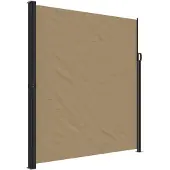 vidaXL Windscherm uittrekbaar 220x600 cm taupe