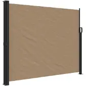 vidaXL Windscherm uittrekbaar 160x300 cm taupe