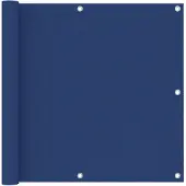 vidaXL Balkonscherm 90x300 cm oxford stof blauw