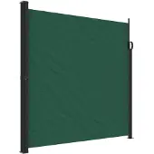 vidaXL Windscherm uittrekbaar 200x500 cm donkergroen