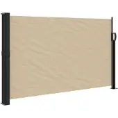 vidaXL Windscherm uittrekbaar 120x500 cm beige