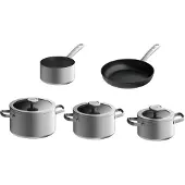 Berghoff Leo pannenset graphite 5 delig gerecycled rvs