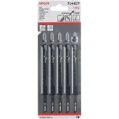 Bosch 2608633A36 Decoupeerzaagblad T 344 DP, Precision for Wood, verpakking van 5 stuks 5 stuk(s)