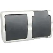 Besli Nova Wisselsch+Wcd Ra Ip44 Hor Opb